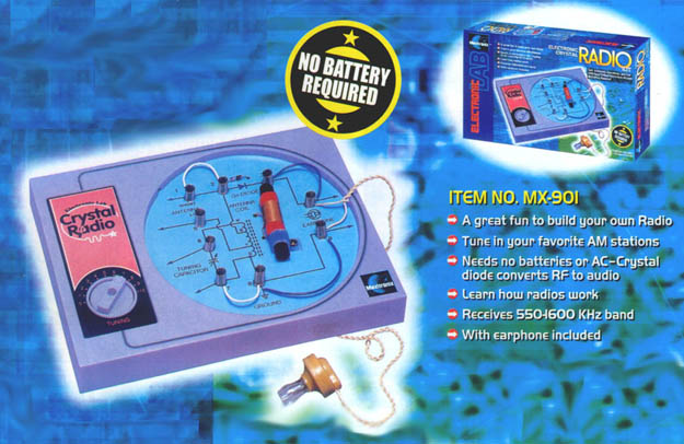 Learn how to make an unpowered radio with this classic educational kit